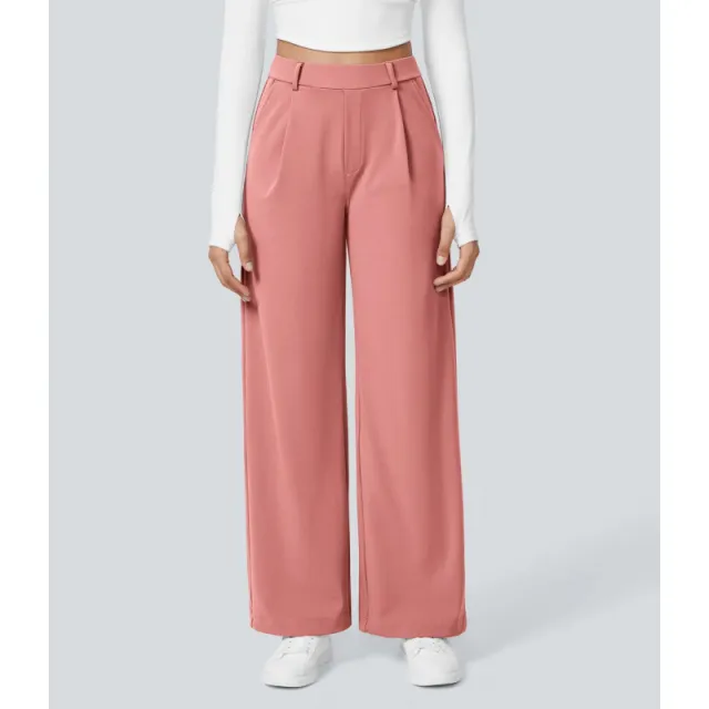 Suit Pants Female Outdoor Sports And Casual Style Pink - Shop at LoveMi