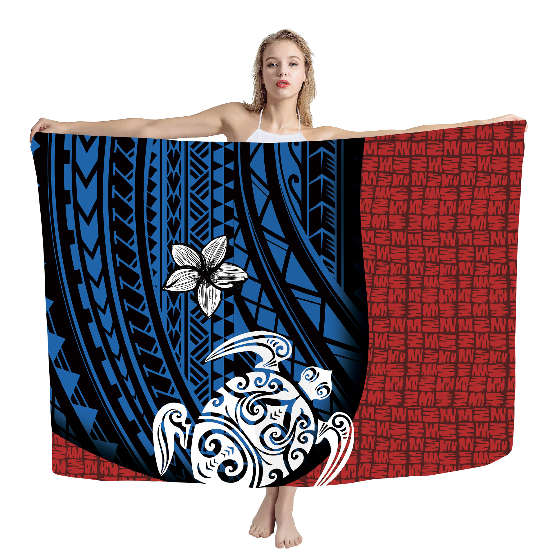 Cover Shawl Hawaiian Travel Beach Bath Towel Polynesian Seaside Quick drying Wrap Yarn Zrc0861 - Shop at LoveMi