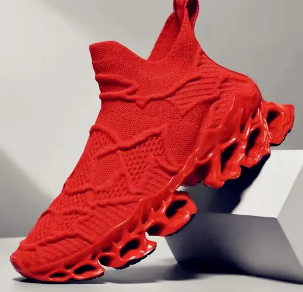 Men's Summer New Breathable Running Shoes Trendy Fashion Platform