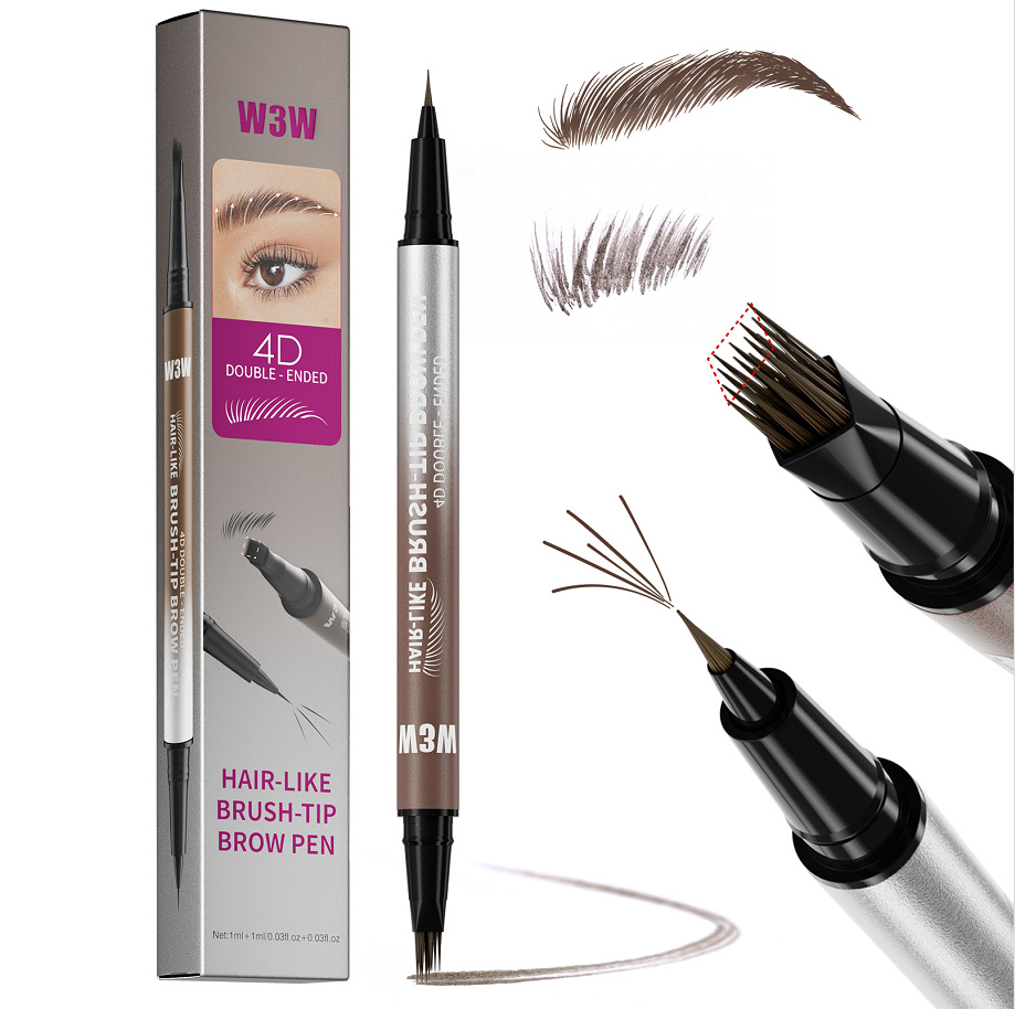 Waterproof Sweat-proof Smudge-proof Double-ended Eyebrow Pencil