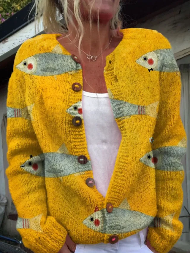 Women's Fashionable Knitted Cardigan Sweater 16Style - Shop at LoveMi