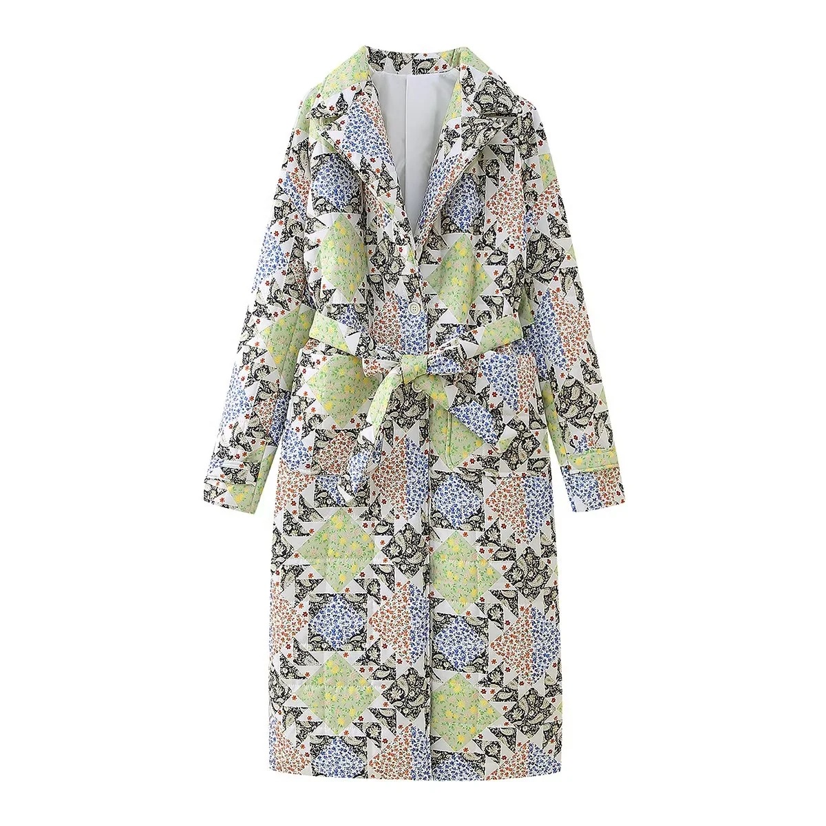 Hit Print Polo Long Cotton Jacket