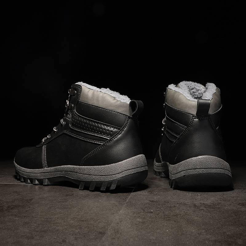 Title 15, Casual warm and velvet high-top snow boots