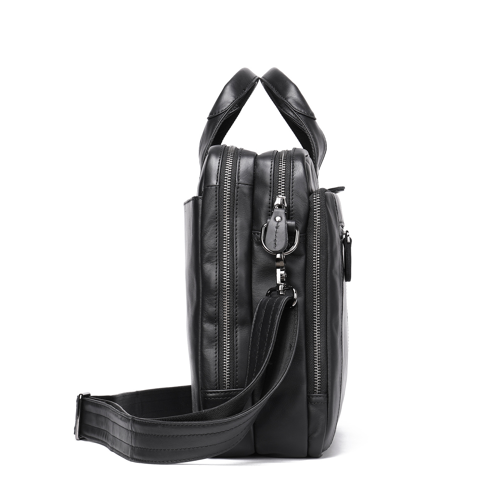 Men's Hand-carrying Genuine Leather Briefcase — foto 6