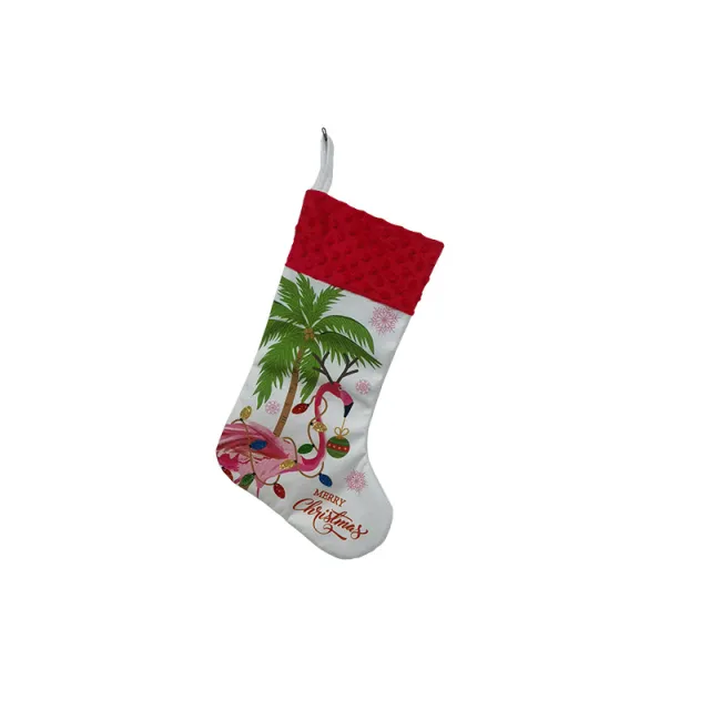 Flamingo Christmas Stockings Holiday Decoration Pendant Type A - Shop at LoveMi