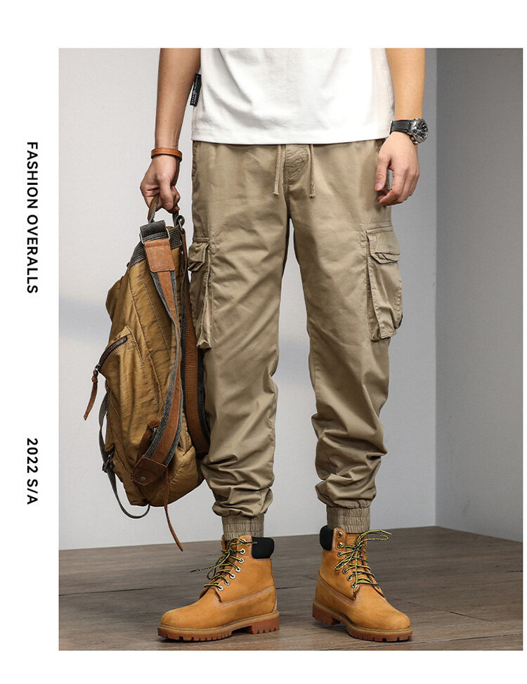 Title 5, New Mens Casual Trousers Youth Popular Overall...