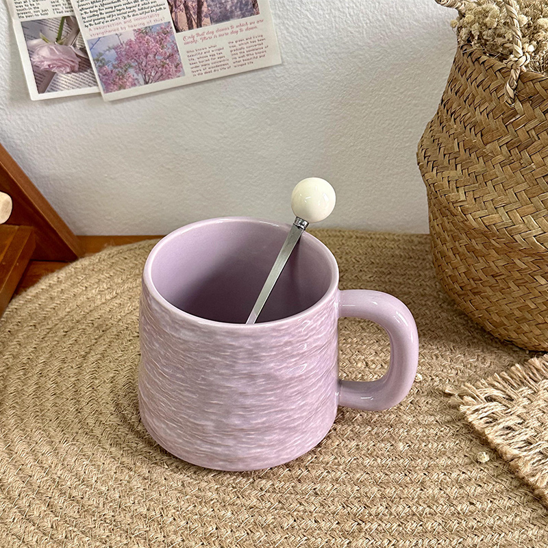 Rock Textured Ceramic Coffee Niche Mug