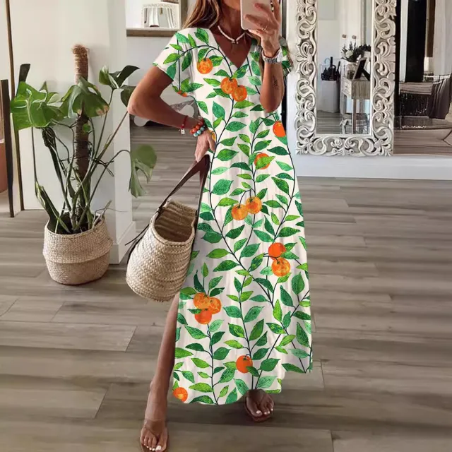 Women's V neck Casual Fashion Dress Bj52 123464400 2Xl - Shop at LoveMi