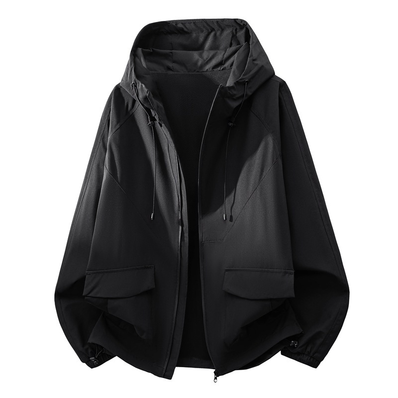 Spring And Autumn Unisex Jacket Mens Three Dimensional Line Design American Style