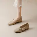 Soft-soled Womens Mary Jane Leather Shoes view 2