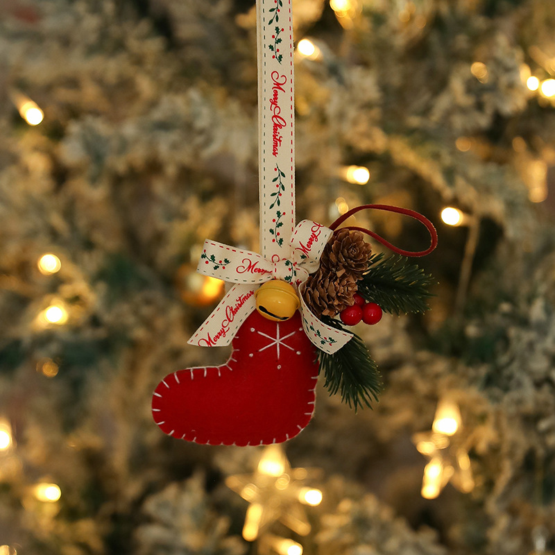 Christmas Gift Wool Felt Christmas Tree Pendant