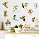 Creative Toilet Seat Refridgerator Magnets Cartoon Wall Stickers view 10