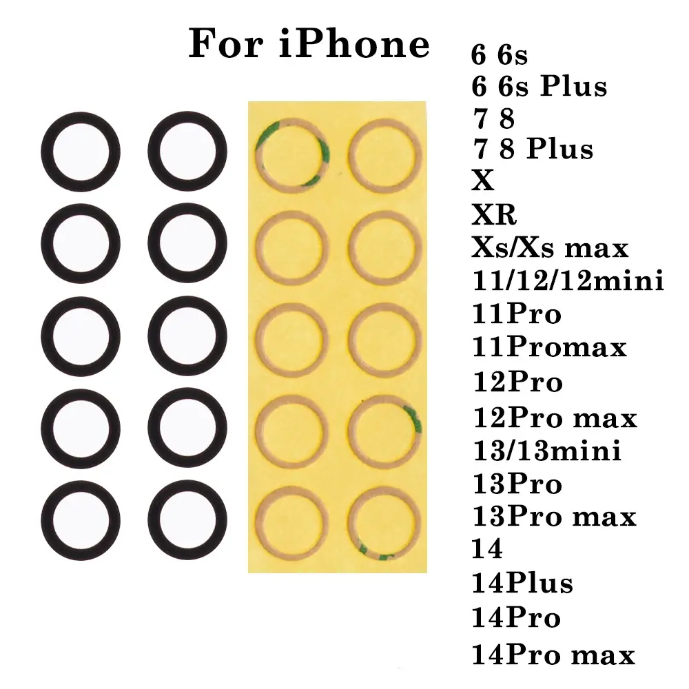 Rear Camera Glass Lens All Models Are
