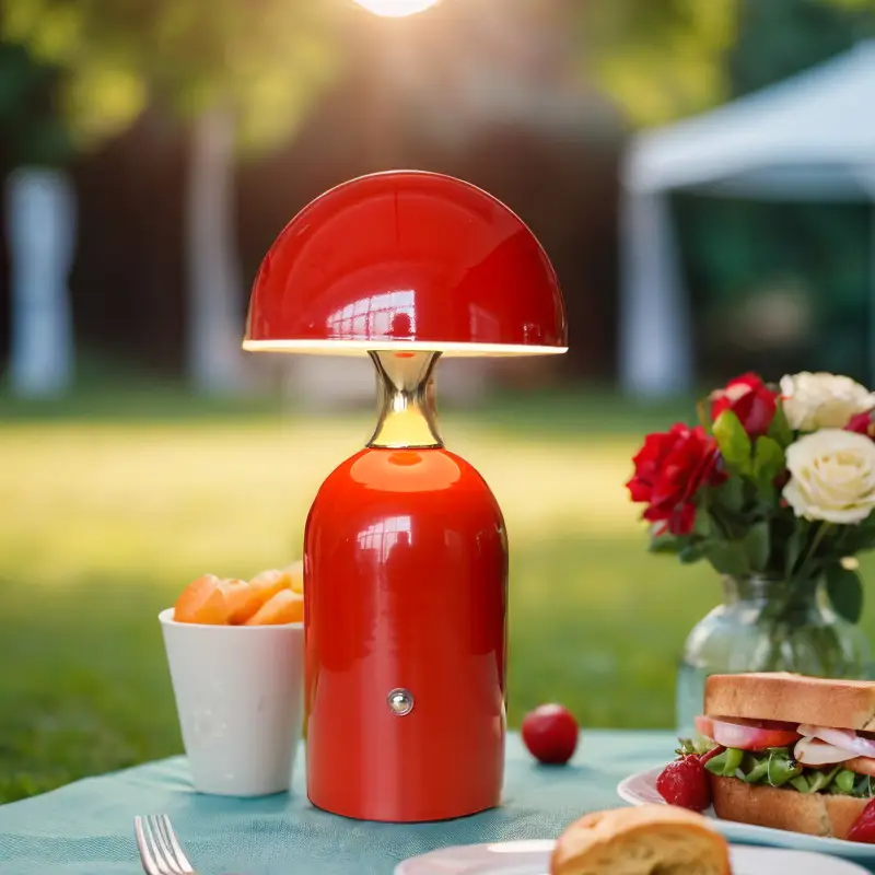Colorful Creative Mushroom Charging Lamp
