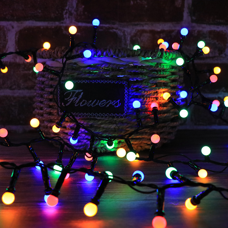 Christmas Outdoor Decorative Round Ball LED String Lights - Image 2