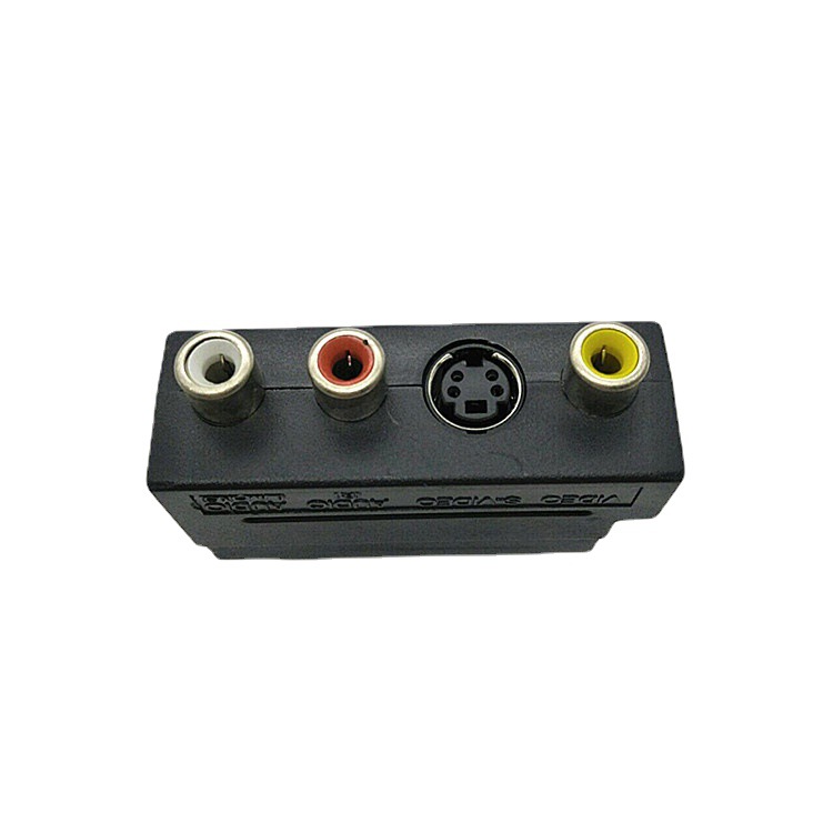 21PIN Male To 3RCA Female Connector Adapter With INOUT