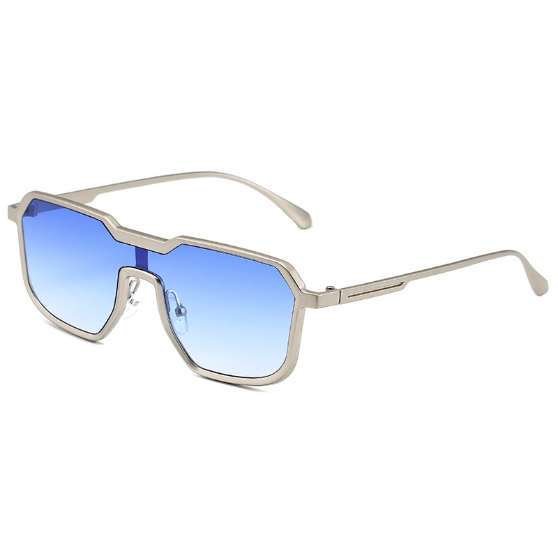 Silver Frame Gradient Blue