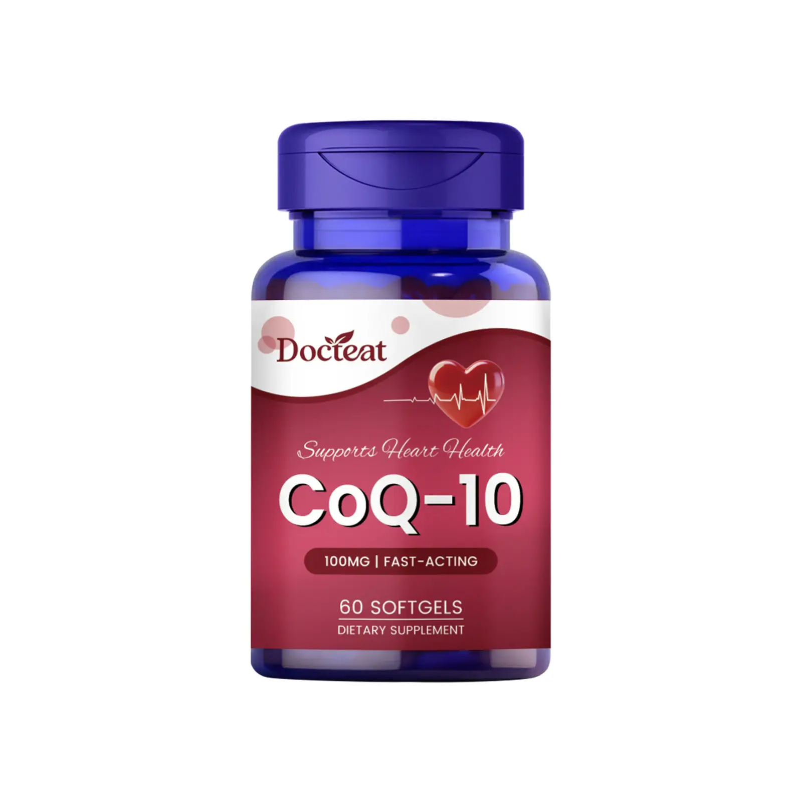 Coenzyme Q10 Softgel Capsules For Health Maintenance