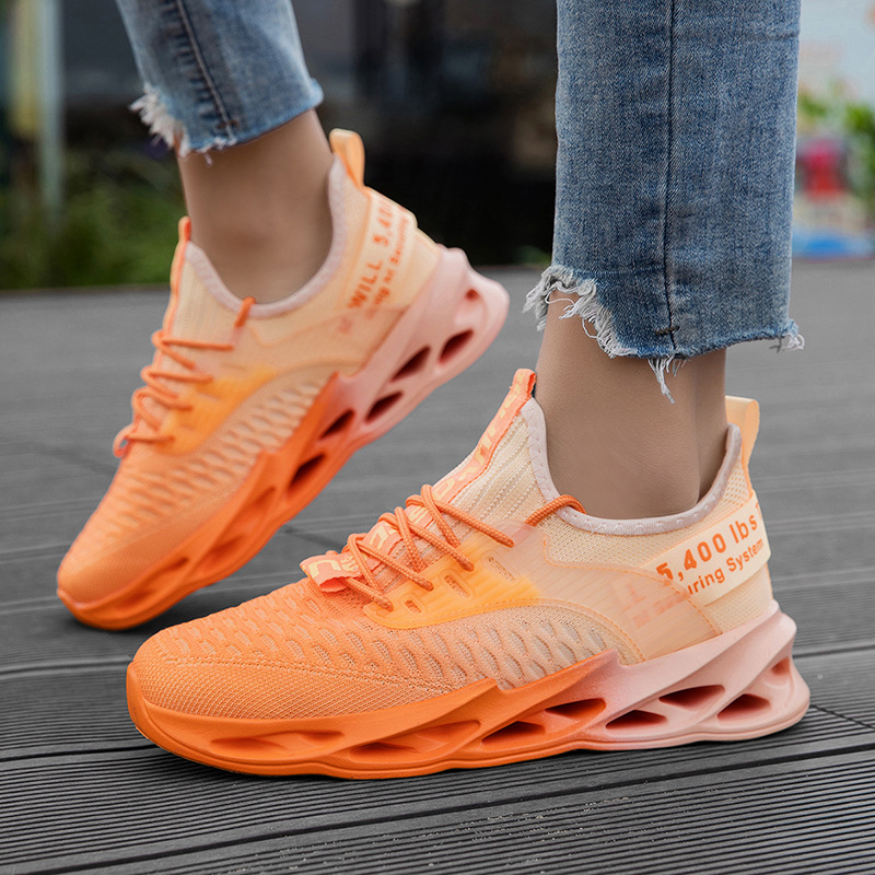 Couples Flyknit Plus-Size Casual Running Shoes