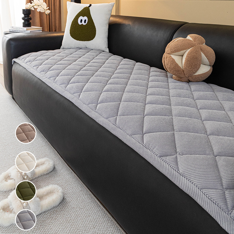 All-Season Non-Slip Straight-Line Sofa Cushion
