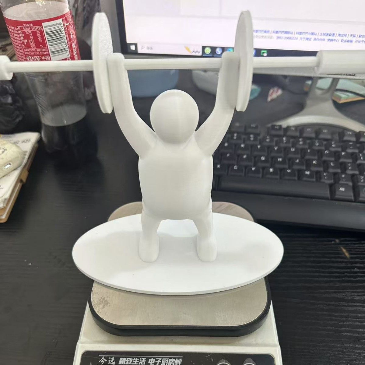 Fitness Weightlifting Villain Toilet Paper Roll Holder