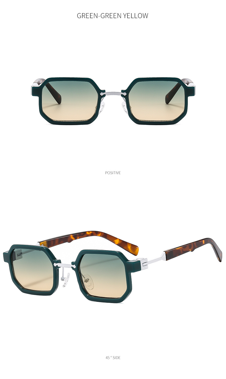 Title 18, Retro Square Small Frame Fashion Sunglasses