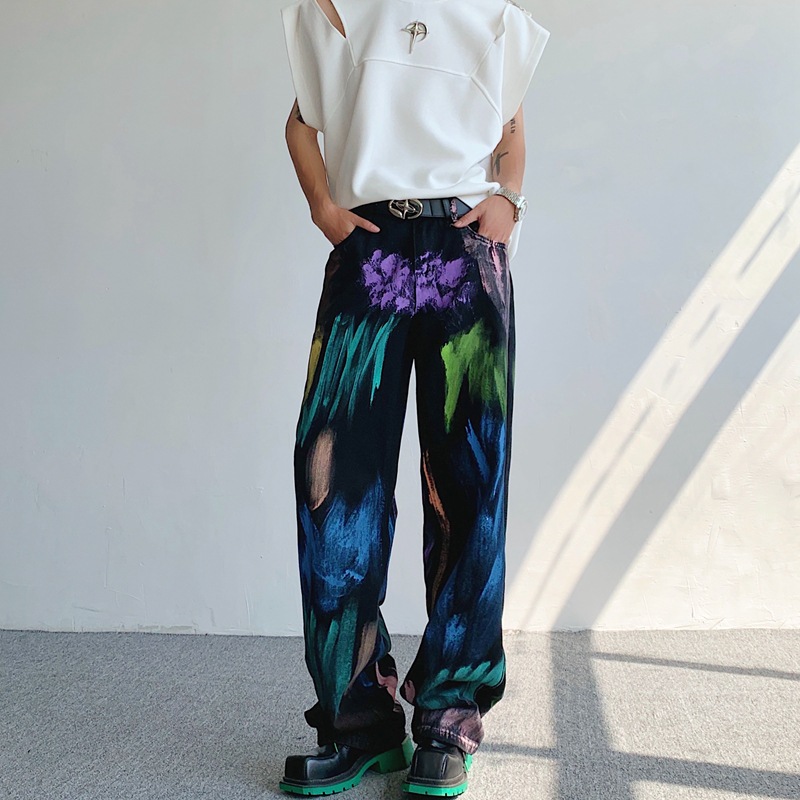 Drooping Straight Design Sense Niche Wide-leg Pants