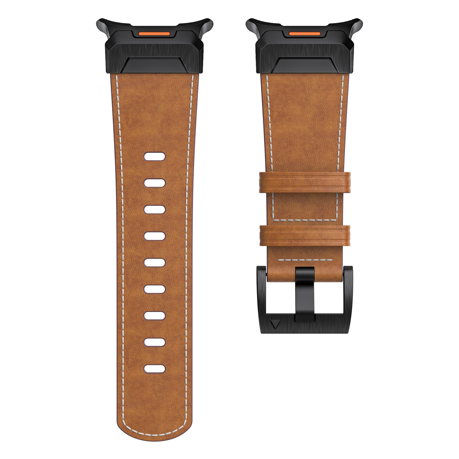 Title 2, Simple Leather Strap Functional Watch7 Strap