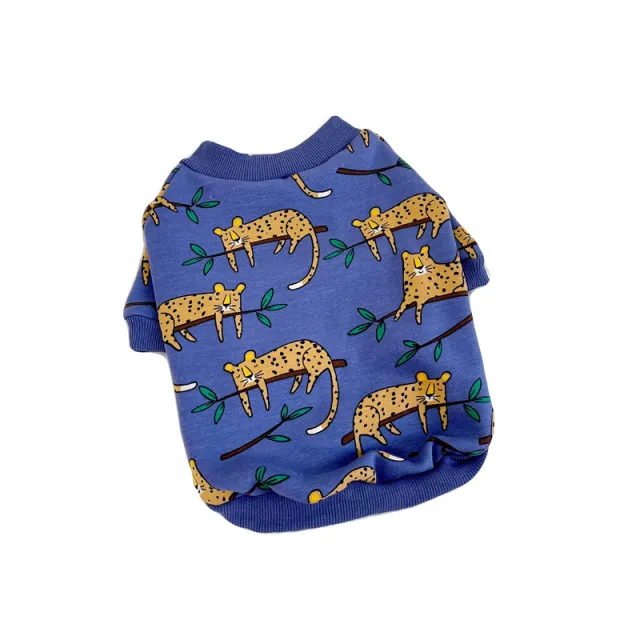 Coat Fleece lined Warm Large Dog Clothes Leopard - Shop at LoveMi