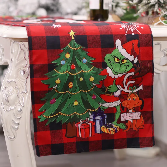 Christmas Table Runner Restaurant And Tea Table Table Decorations Jjy74 Type B - Shop at LoveMi