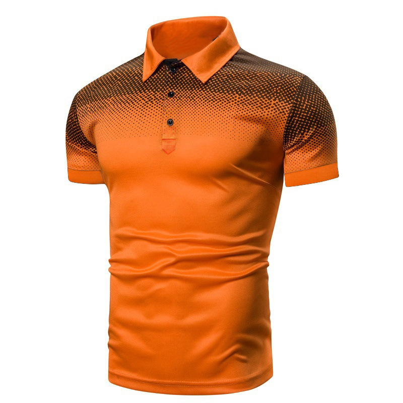 Title 3, New Mens Casual 3D Digital Print Polo Shirt, b...