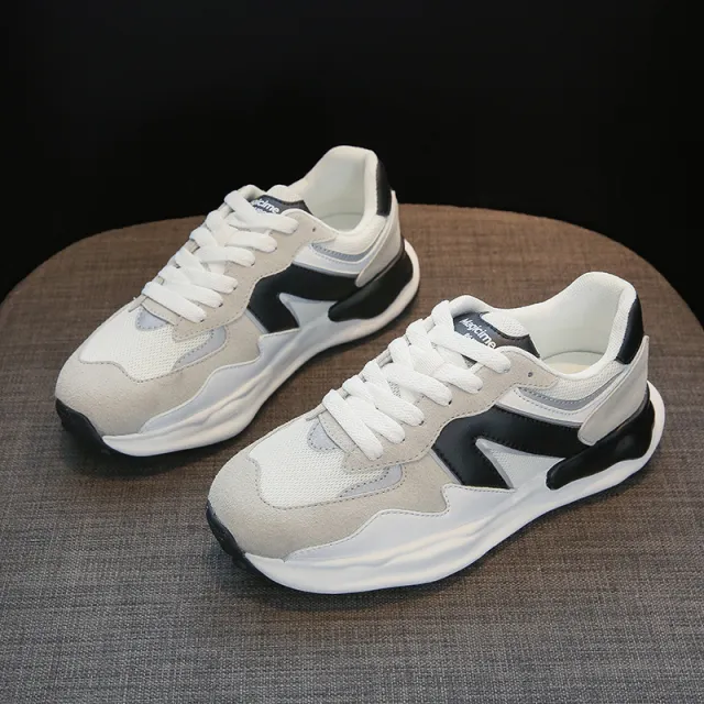 Autumn New Ins Korean Style Breathable White Shoes For Women Black - Shop at LoveMi