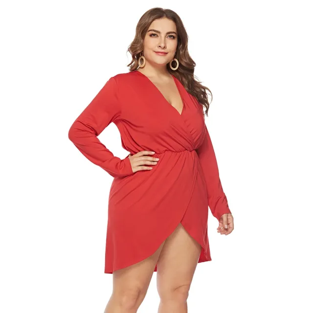 Women's Spring And Autumn New Long Top Red - Shop at LoveMi