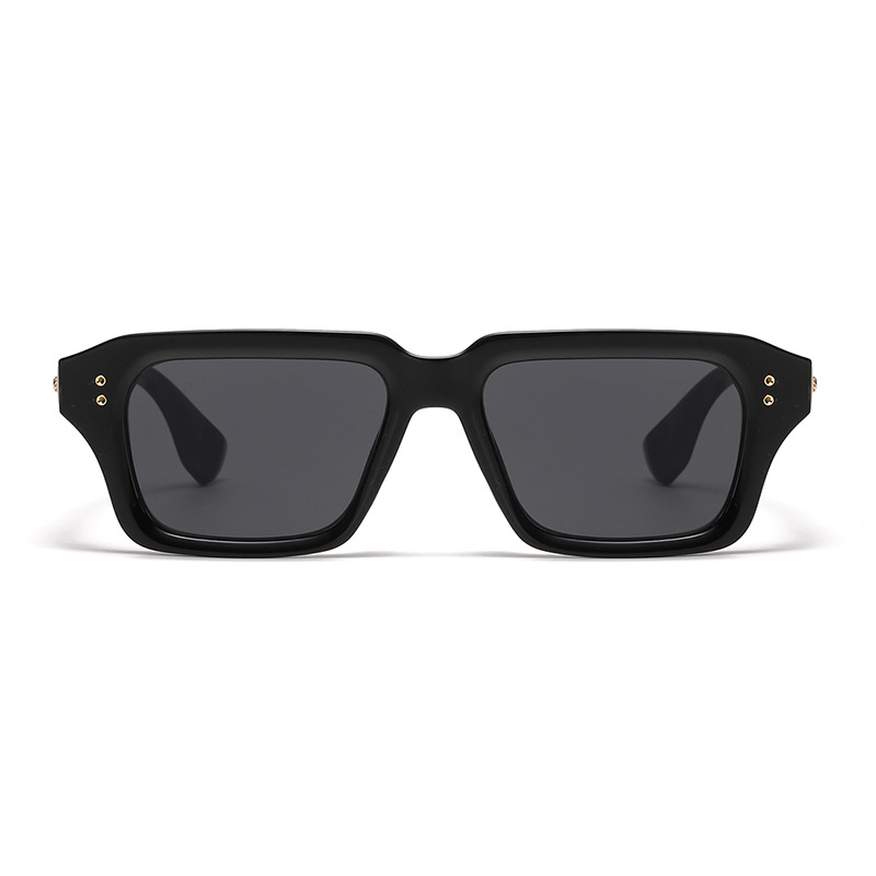 Square-rimmed Glasses European And American Beige Chic Watch The Trend