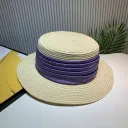 Beige Purple Ribbon