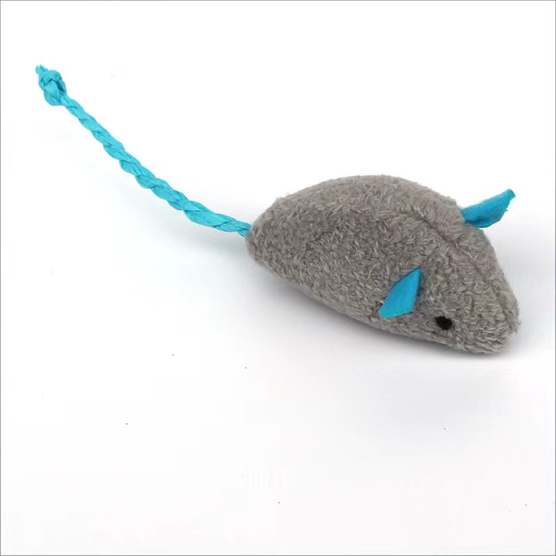 Cat Toy Simulation Little Mouse Self-happiness Mint Toy Scratch-resistant Plush Pet Supplies