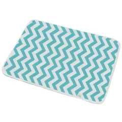 Breathable Cotton Cartoon Waterproof Insulation Pad - Green Ocean - View 1