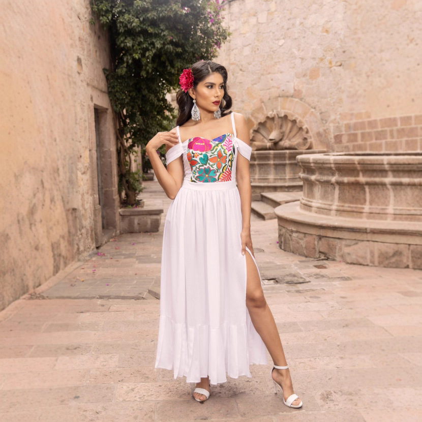 Bohemian Retro Style Sexy Slim-fit Dress For Women