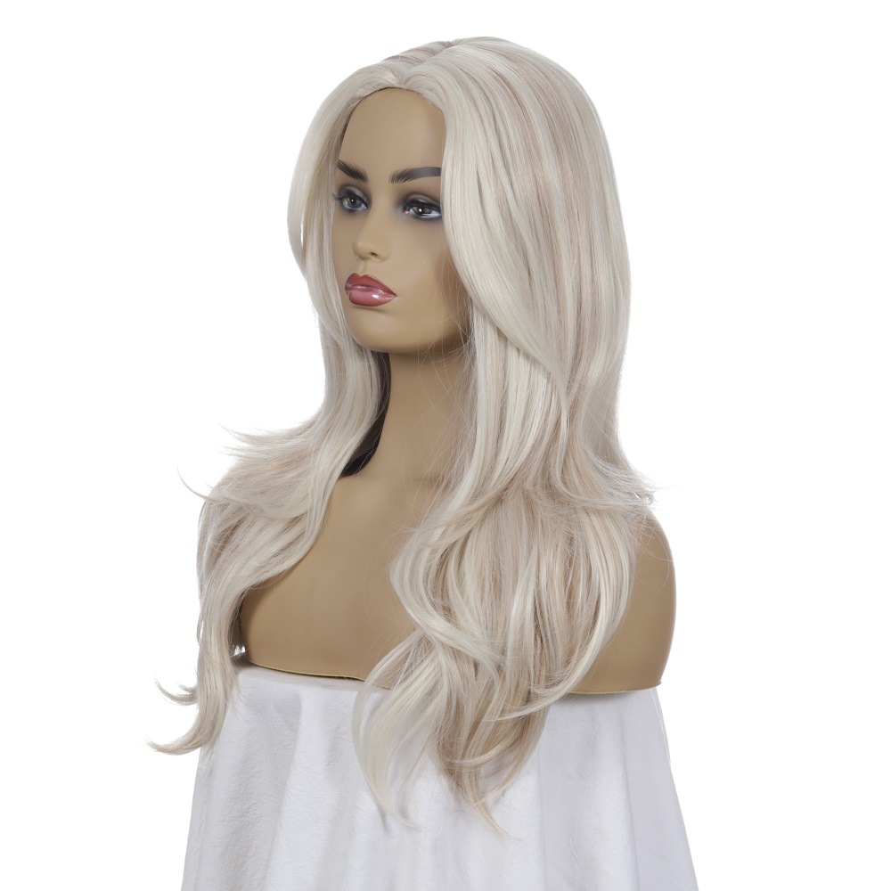 Mid-length Fashion Women's Mid-length Curly Hair Synthetic Wigs — foto 4