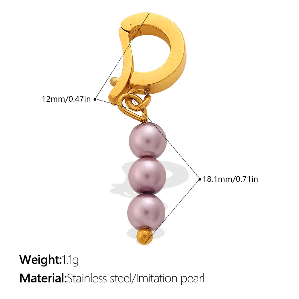 Stainless Steel Pearl Pendant, picture 7 of 12