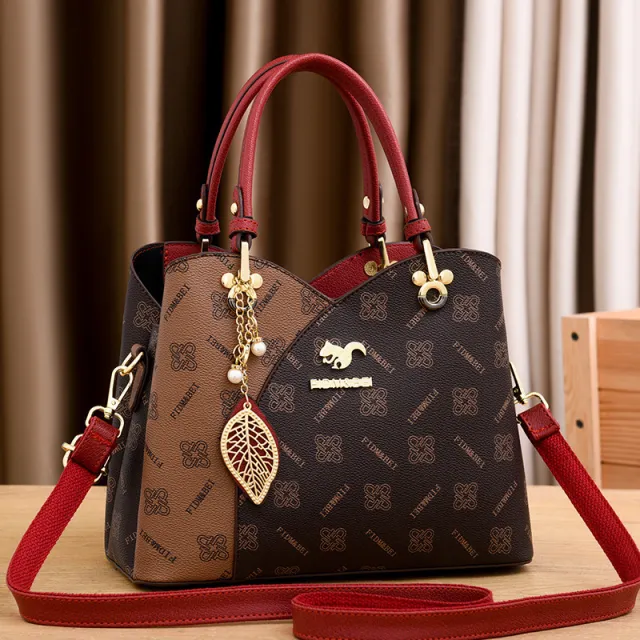 New Diagonal Crossbody Versatile Elegant One shoulder Handbag For Women Red - Shop at LoveMi