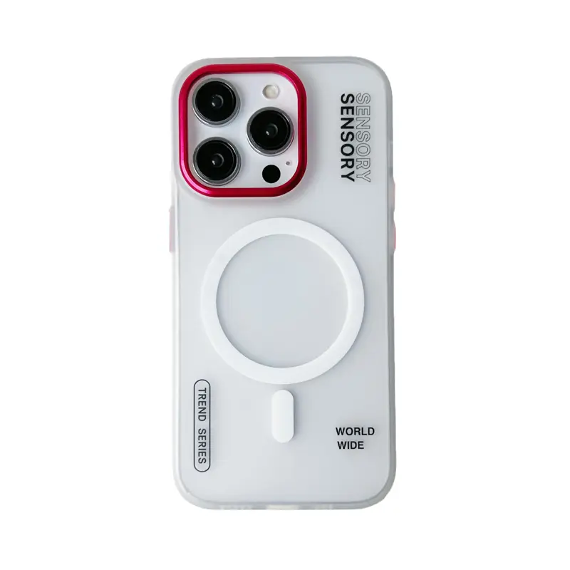 Magnetic Wireless Charging Phone Case Frosted Drop-resistant Protective Cover