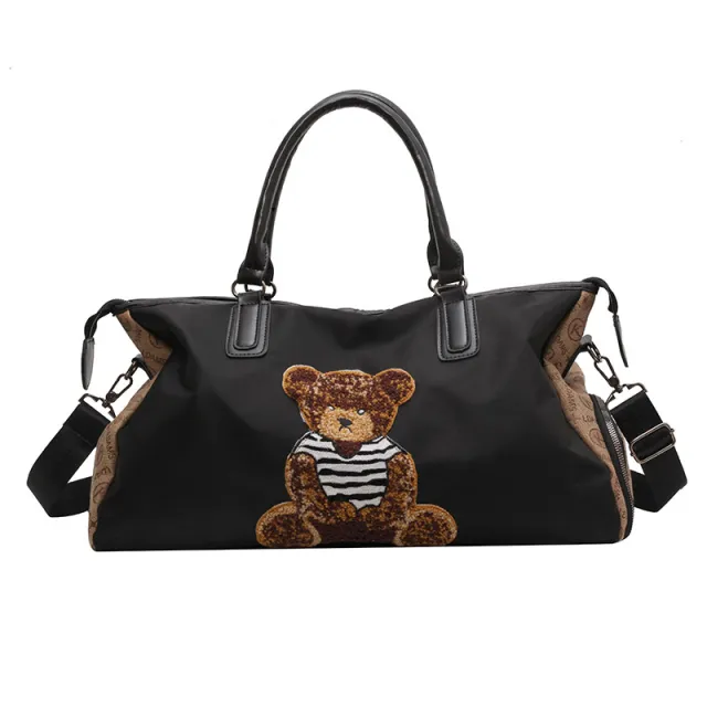 Travel Bag Large Capacity One shoulder Short distance Portable Tan - Shop at LoveMi