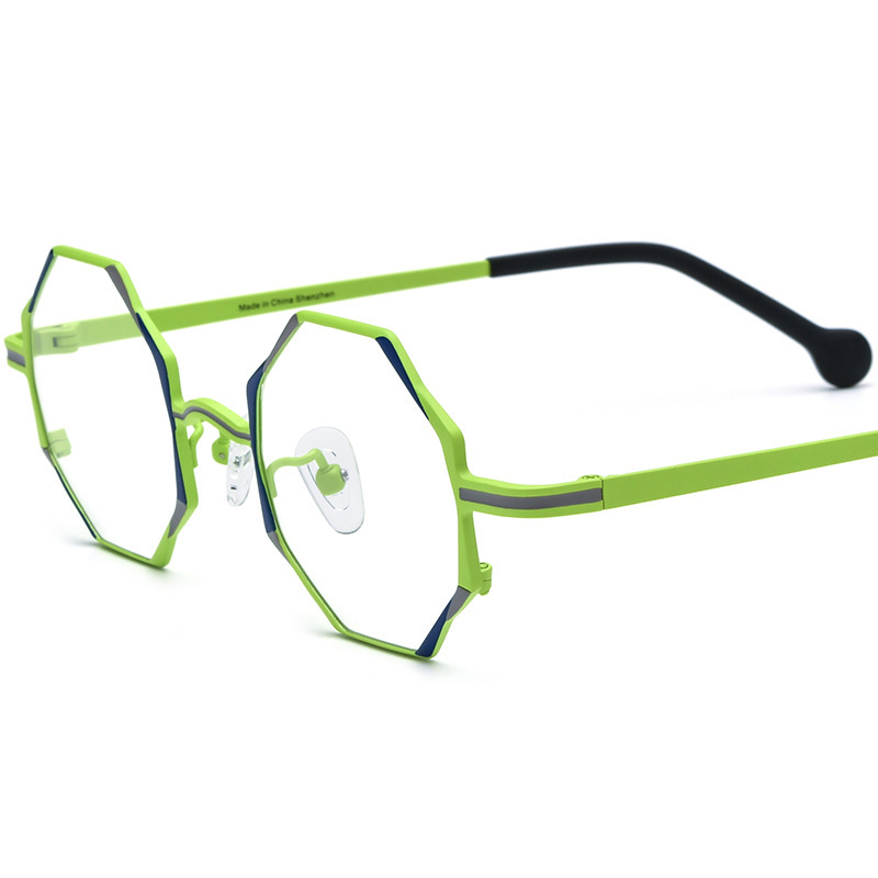Women's All-match Multicolor Ultra-light Pure Titanium Myopia Glasses - Image 7