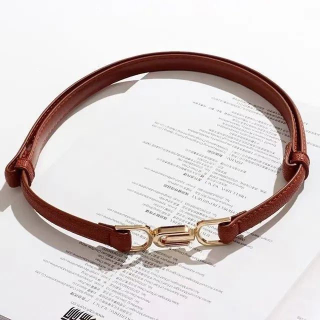 Simple Fashion Matching Suit Korean Style Waist Belt Camel - Shop at LoveMi