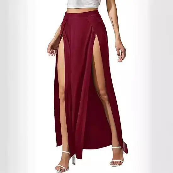 Irregular Skirt Modal Solid-color Evening Gown Long Dress