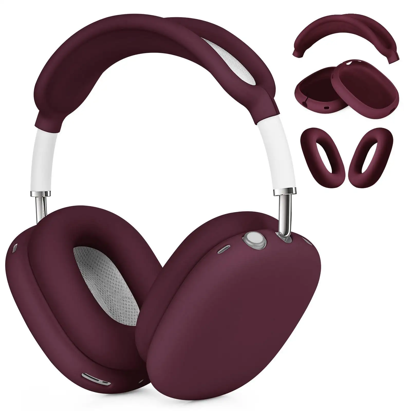 Earphone Case Silicone Earphone Case Bluetooth Headphone Case Head-mounted Protective Case