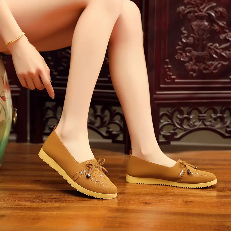 Old Beijing Cloth Shoes With Soft Soles, Non-slip And Wear-resistant
