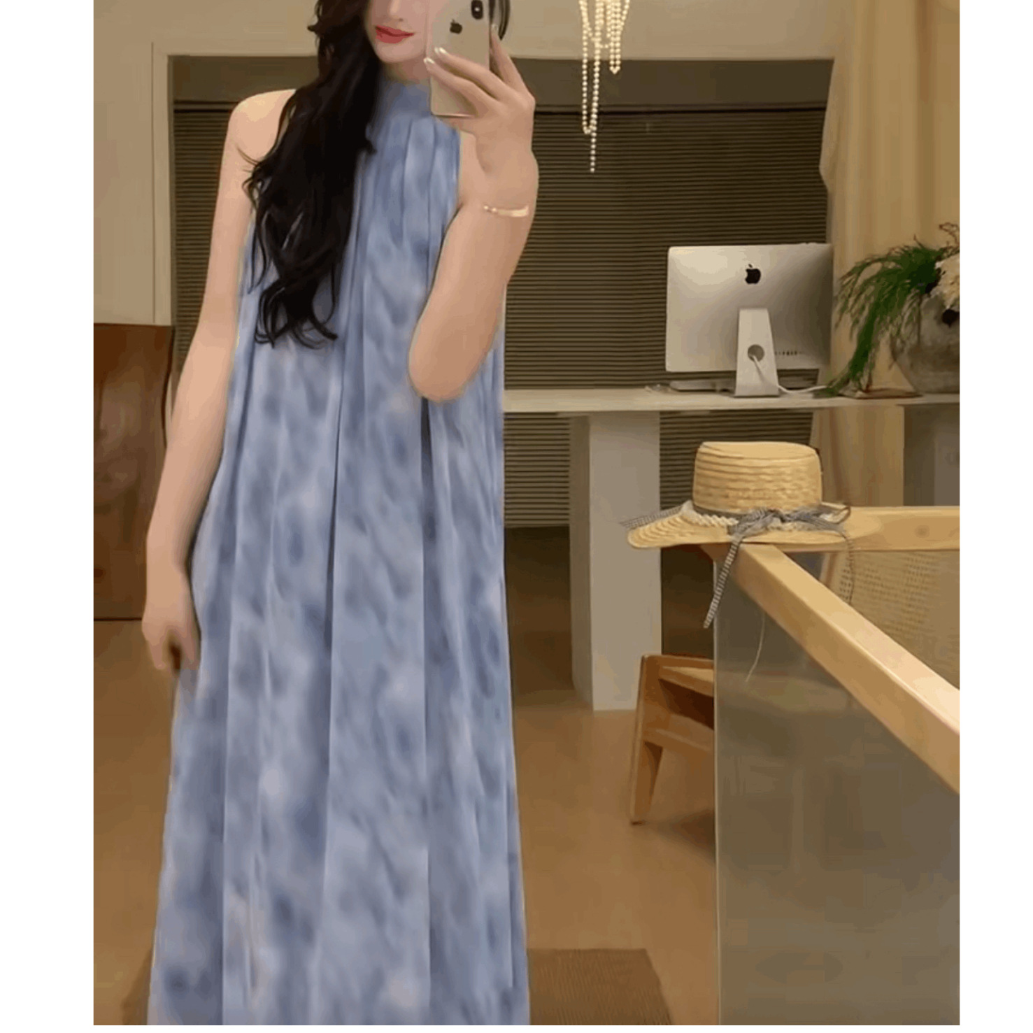 A Sleeveless A-line Tank Dress For Your Beach Vacation