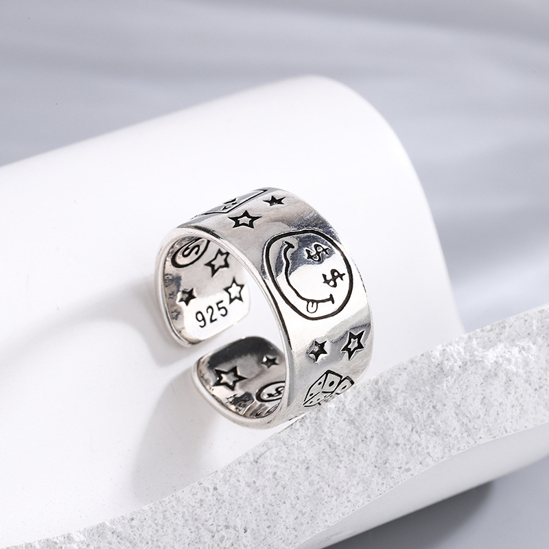 Retro Vintage Open-end Couple Ring